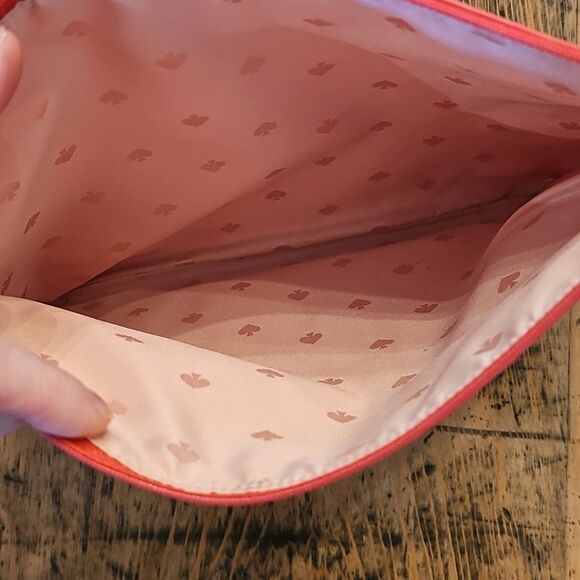 KATE SPADE Nylon Wristlet Salmon Pink - Picture 4 of 6